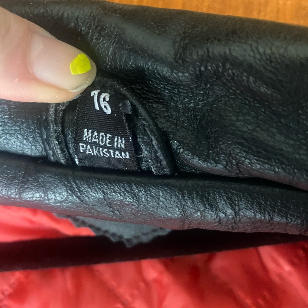 Black Leather Jacket Straight To Hell - image 2